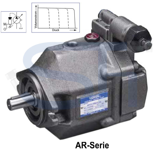 Axialkolben Verstellpumpe 22,2ccm - rechtsdrehend - mit Druckregler