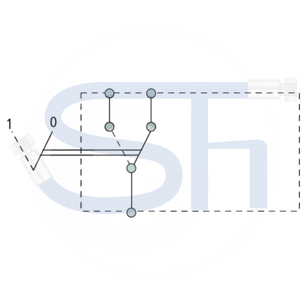 COBO Wippschalter für Wischer - 1 Funktion - 3 Steckanschlüsse