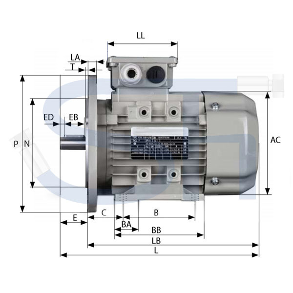 Elektromotor 22 kW B3-B5