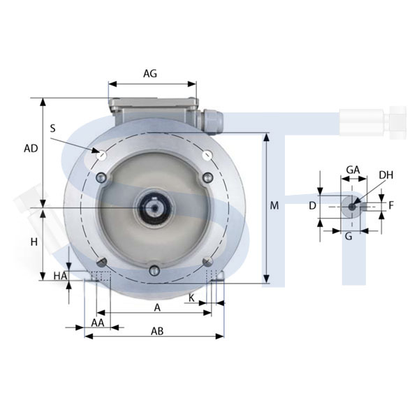 Elektromotor 22 kW B3-B5