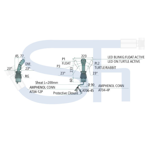 Frontladersteuerventil 95 l/min - Offenes System - elektrisch proportional