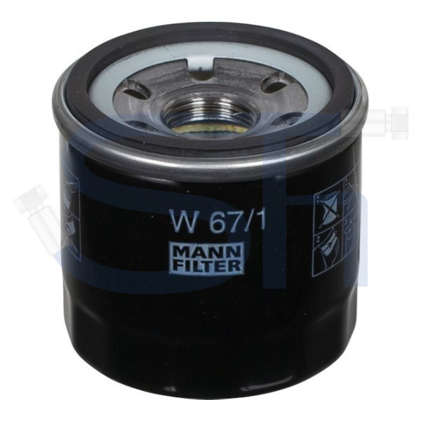 Ölfilter M&H - W 67/1 - MANN-FILTER