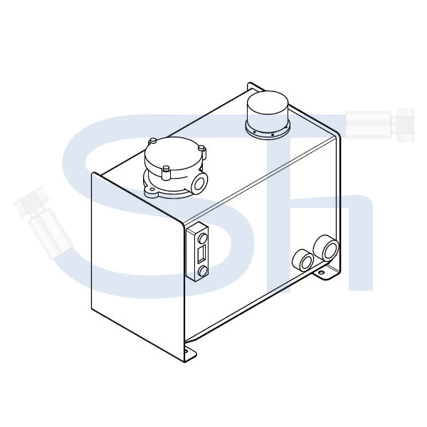 Hydrauliköltank 25 Liter - Standard