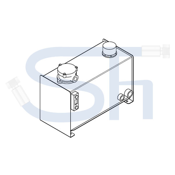 Hydrauliköltank 33 Liter - Standard