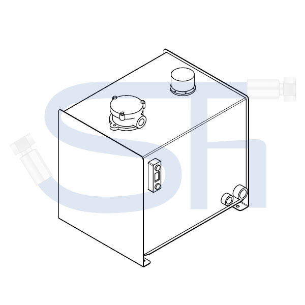 Hydrauliköltank 65 Liter - Standard