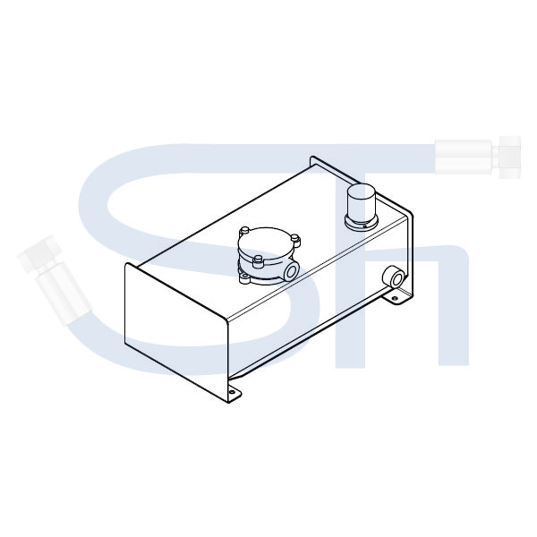 Hydrauliköltank 8 Liter - Standard