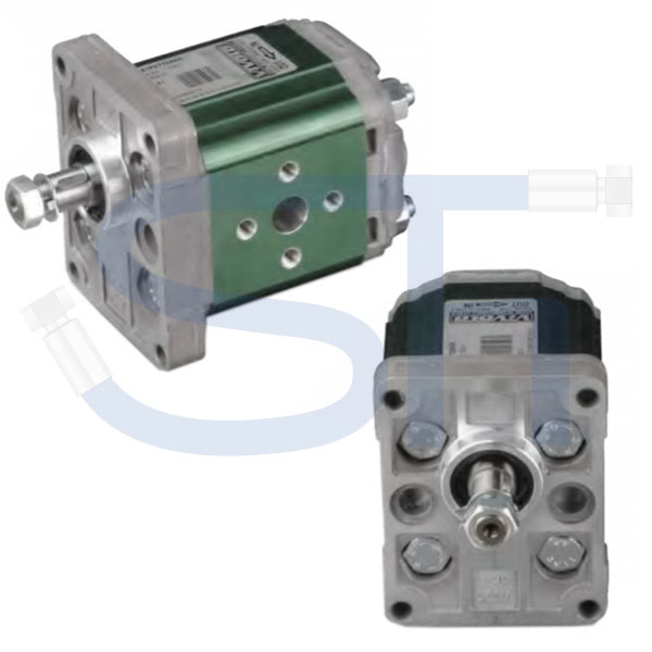 Hydraulikpumpe ViVoil - BG1 - 1,56ccm - Ø 30mm - Welle zylindrisch 12mm - Ölanschlüsse EURO Flansch - linksdrehend