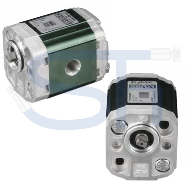 Hydraulikpumpe ViVoil - BG1 - 2,08ccm - Ø 32mm BH - Welle gefräst 5mm - hervorstehend - Ölanschlüsse Innengewinde - linksdrehend