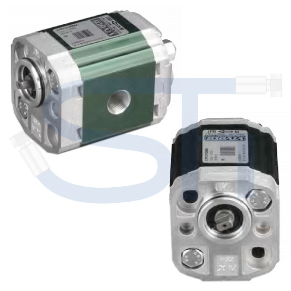 Hydraulikpumpe ViVoil - BG1 - 2,08ccm - Ø 32mm HY - Welle gefräst 5mm - hervorstehend - Ölanschlüsse Innengewinde - linksdrehend