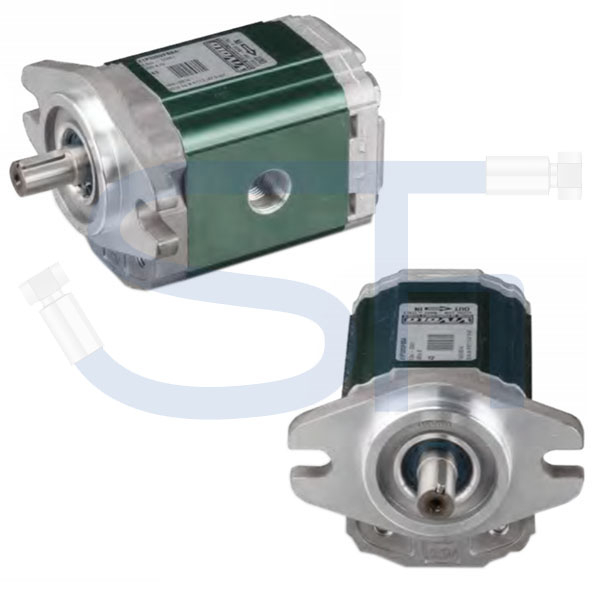 Hydraulikpumpe ViVoil - BG1 - 3,64ccm - Ø 50,80mm - Welle zylindrisch 12,70mm - Ölanschlüsse Innengewinde - linksdrehend