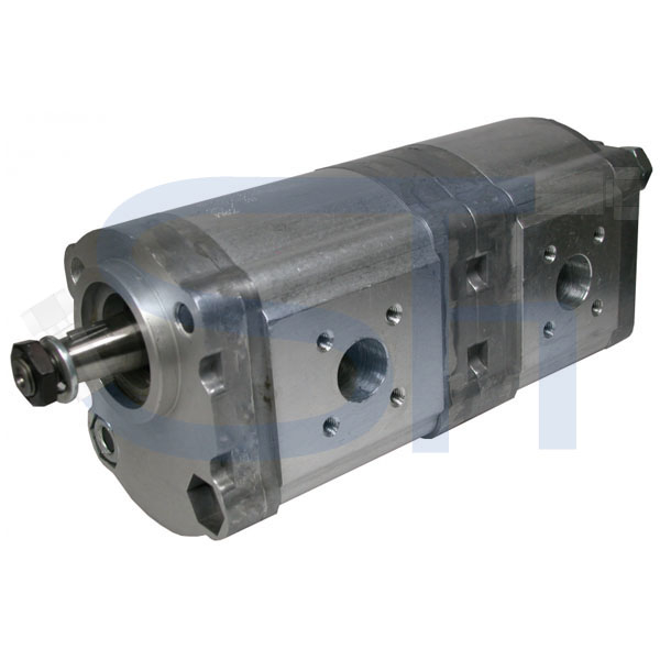 DEUTZ - Hydraulikpumpe 19ccm + 11ccm - BG2 - Konus 1:5 - linksdrehend - 0510665368 - DX Agroxtra, Agroprima, Agrostar, Tandempumpe