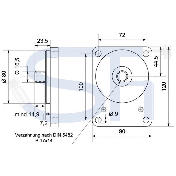 EICHER - Hydraulikpumpe 11ccm - BG2 - B 17x14 - rechtsdrehend - 0510525010, 0510425010