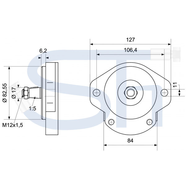 STEYR - Hydraulikpumpe 16ccm - BG2 - Konus 1:5 - rechtsdrehend -0510625050, 0510625051, AZPF-10-016RCR20KB