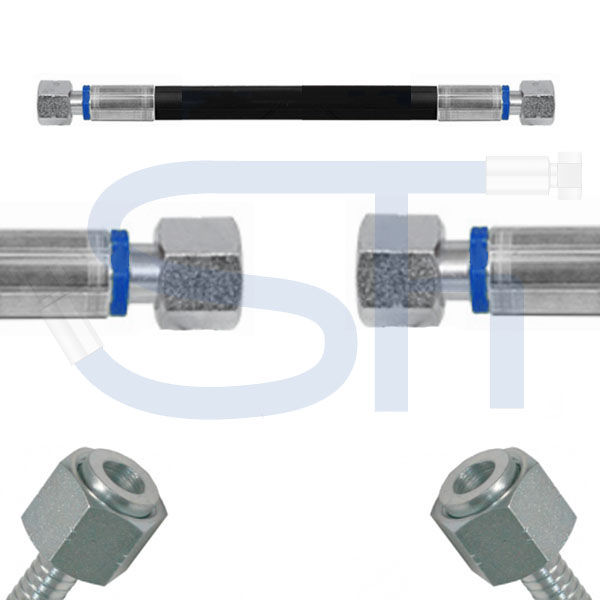 Hydraulikschlauch 2SC DN06 - ORFS 9/16" - IG-IG