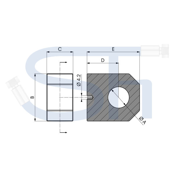 Festauge für Gabel 20mm