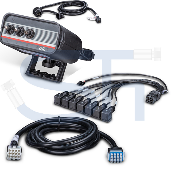 Kabelsteuerung 3-fach BOX OIL 12V