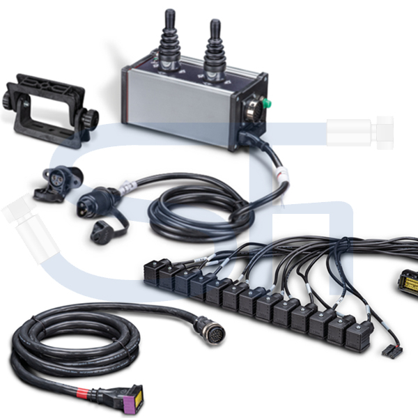 Kabelsteuerung 4-fach 2-JOYSTICKS 12V