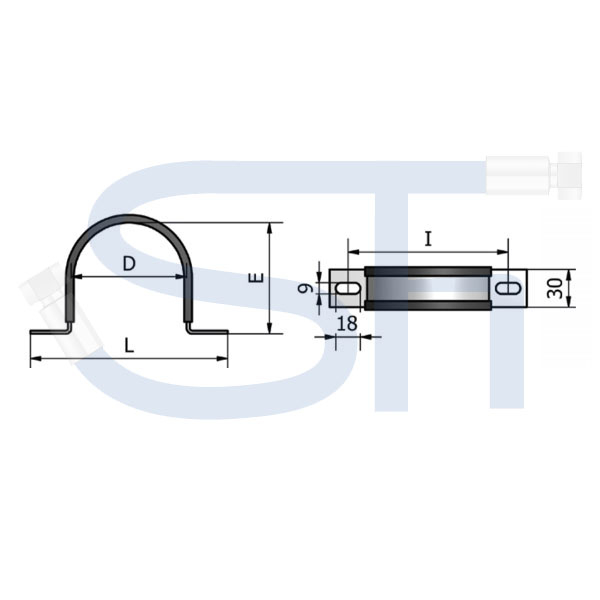 Membranspeicher Befestigungsschelle CRE 92mm