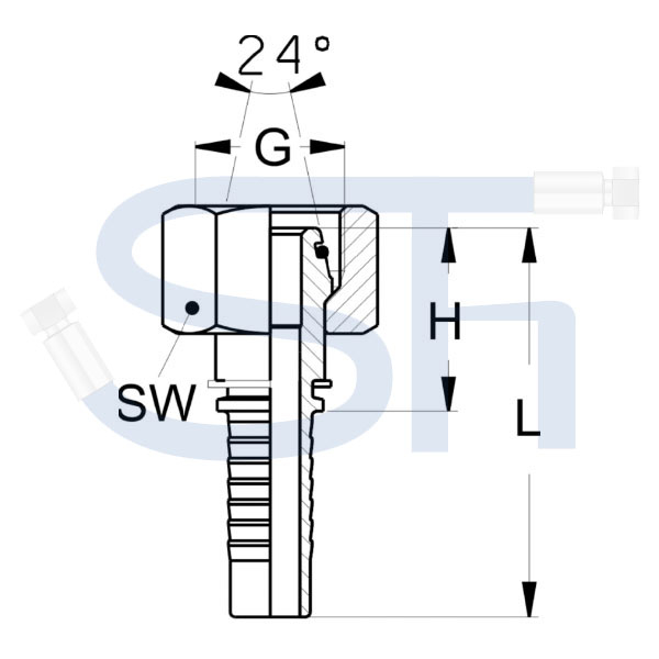 Pressarmatur DN10 - 16S - IG - DKOS