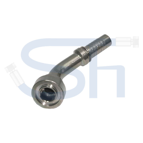 Pressarmatur DN25 - 1 1/4" 45° - SAE 9000 PSI