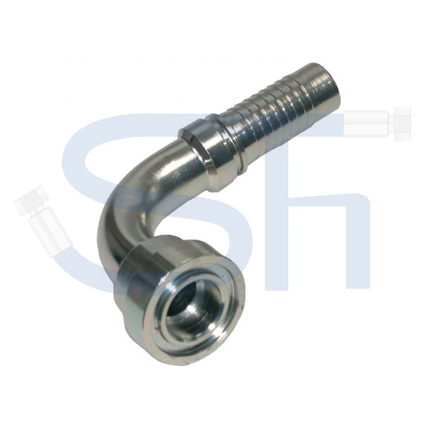 Pressarmatur DN38 - 1 1/2" 90° - SAE 9000 PSI