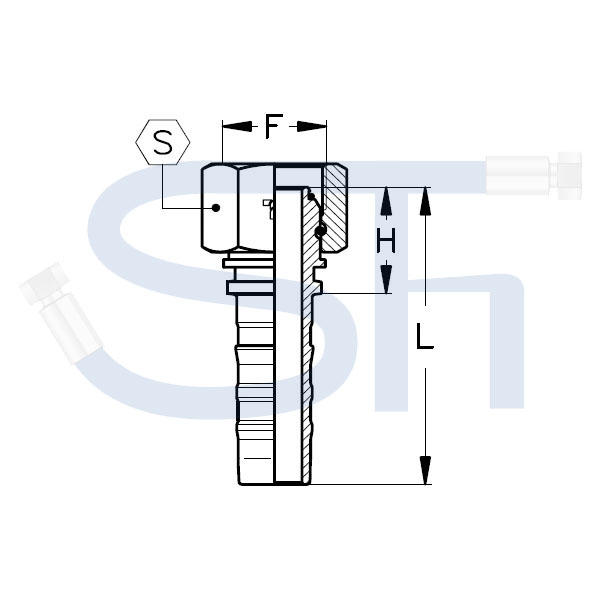 Pressarmatur DN51 - R 2" - IG - DKOR-S - 4SH