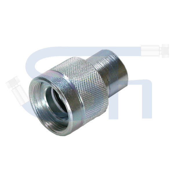 Schraubkupplung mit Kegelventil BG1 Muffe 1/4" NPT IG