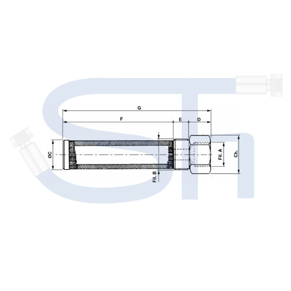 Saugfilter Tankeinbau R 1/2" - R 1" - 250µm - zum Einschrauben