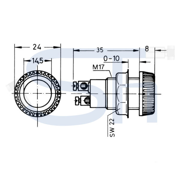 Kontrollleuchten Grün - 12 V - 2 W