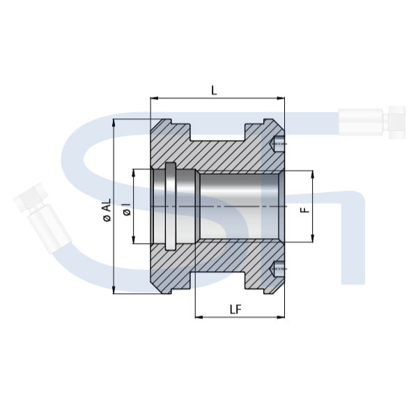 Schraubkolben Ø 63mm - 25mm